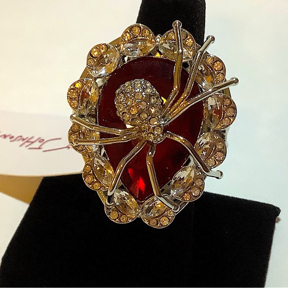 Betsey Johnson Spider Ring Size 7.5 New